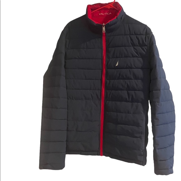 90’s y2k Nautica Reversible puffy jacket - Picture 8 of 11